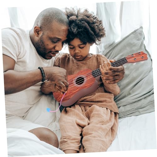 Toyvian Ukulele Gitarre Holzoptik Saiten Stimmbar Robustes für Anfänger und Musikförderung Zufälliges Design von Toyvian