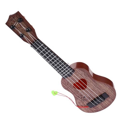 Toyvian Ukulele Mini Saiteninstrument Instrumente Kleinkind Musikinstrumente Ukulele Gitarre Saiten Musikinstrumente Kleinkind Instrumente Ukelele Holz Kaffee von Toyvian