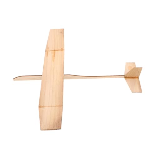 Toyvian Unvollständiger Holzgleiter Bausatz für Erwachsene DIY Modellflugzeug zum Malen und Basteln für Kreative Projekte im Freien und Schulaktivitäten von Toyvian