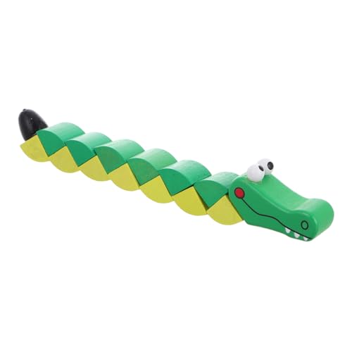 Toyvian Verdrehte Krokodil-Bausteine Holzpuzzle kinderentwicklung für Kleinkinder holzspielzeug Mini-Alligator mit Tierbausteinen Toyvian Verdrehte Krokodil-Bausteine Holzpuzzle kinderentwicklung für Kleinkinder holzspielzeug Mini-Alligator mit Tierbausteinen von Toyvian