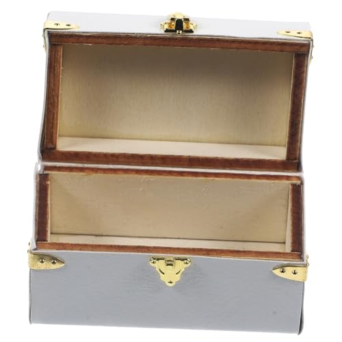 Toyvian Vintage-Lederkoffer Tasche Mini-Koffer Gepäck für Kinderkoffer für Mädchen Miniatur-Vintage-Koffer 1:12 Miniaturkoffer Mini-Raumdekoration Puppenhaus Gepäck hölzern Weiß Toyvian Vintage-Lederkoffer Tasche Mini-Koffer Gepäck für Kinderkoffer für Mädchen Miniatur-Vintage-Koffer 1:12 Miniaturkoffer Mini-Raumdekoration Puppenhaus Gepäck hölzern Weiß von Toyvian
