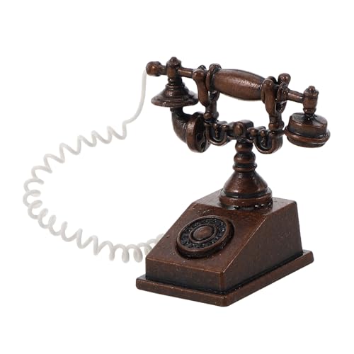 Toyvian Vintage Miniatur Telefonmodell Für Puppenhaus Retro Design Detailgetreu Aus Robustem Material Fördert Kreatives Spiel Und Familieninteraktion Für Miniaturlandschaften Und Toyvian Vintage Miniatur Telefonmodell Für Puppenhaus Retro Design Detailgetreu Aus Robustem Material Fördert Kreatives Spiel Und Familieninteraktion Für Miniaturlandschaften Und von Toyvian
