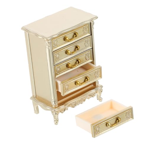 Toyvian Vintage Side Cabinet für Puppenhäuser Realistisches Accessoire Kreativität und Spielvergnügen für Wohnzimmer und Schlafzimmerdekoration Toyvian Vintage Side Cabinet für Puppenhäuser Realistisches Accessoire Kreativität und Spielvergnügen für Wohnzimmer und Schlafzimmerdekoration von Toyvian
