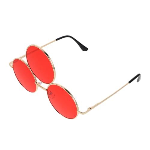 Toyvian Vintage Sonnenbrille für Männer und Frauen Lustige Runde Partybrille mit DREI Verbundenen Kreisen für Cosplay und Bühnenauftritte Einzigartiges Accessoire für Unvergessliche Fotos Toyvian Vintage Sonnenbrille für Männer und Frauen Lustige Runde Partybrille mit DREI Verbundenen Kreisen für Cosplay und Bühnenauftritte Einzigartiges Accessoire für Unvergessliche Fotos von Toyvian