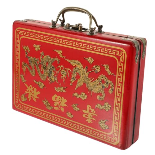 Toyvian Handheld Mahjong Box Retro Holz Aufbewahrungskoffer Pu-Futter Für Mahjong Zubehör Und Reisen Toyvian Handheld Mahjong Box Retro Holz Aufbewahrungskoffer Pu-Futter Für Mahjong Zubehör Und Reisen von Toyvian
