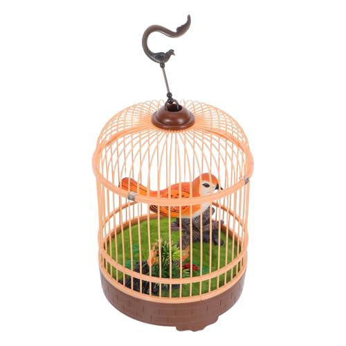 Toyvian Vogelkäfig- Mit Sprachsteuerung Vogel in Einem Käfigspielzeug Sprechendes Papageienspielzeug Plastik Toyvian Vogelkäfig- Mit Sprachsteuerung Vogel in Einem Käfigspielzeug Sprechendes Papageienspielzeug Plastik von Toyvian