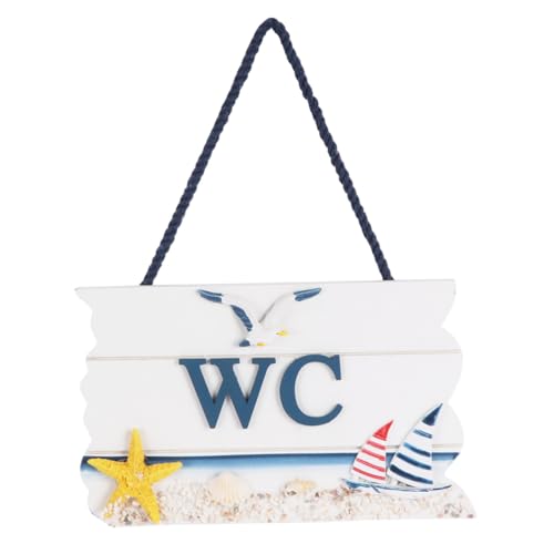 Toyvian WC-Hängebrett toiletten Schild toilettenschilder ziernieten WC Hanging Board Home Decor Klobürste Bad Handtuchhalter Bidet WC-Sitz Toilettenbrett aus Holz Toilettentürbrett Toyvian WC-Hängebrett toiletten Schild toilettenschilder ziernieten WC Hanging Board Home Decor Klobürste Bad Handtuchhalter Bidet WC-Sitz Toilettenbrett aus Holz Toilettentürbrett von Toyvian