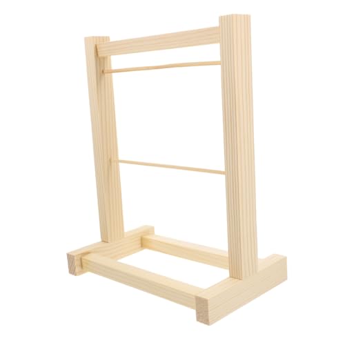 Toyvian Puppenhaus-zubehörständer - Miniatur-kleiderbügel Aus Holz Zur Aufbewahrung Von Puppenkleidung Toyvian Puppenhaus-zubehörständer - Miniatur-kleiderbügel Aus Holz Zur Aufbewahrung Von Puppenkleidung von Toyvian