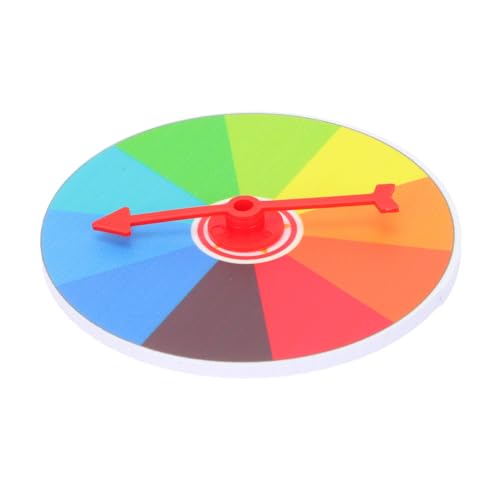 Toyvian Wand Drehspiel Rad für Lehraktivitäten und Karneval mit Leichtem Tragbarem Design für Kreative Spiele und Gewinnziehungen von Toyvian