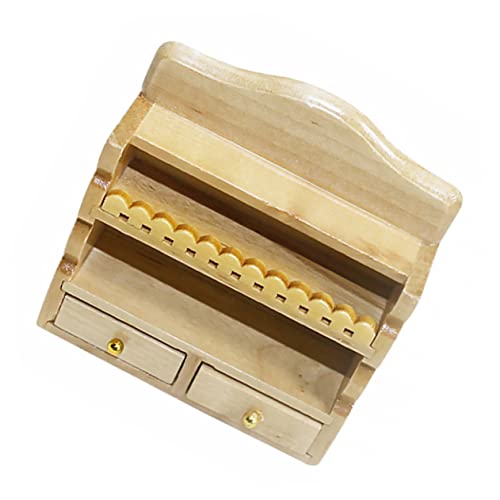 Toyvian Puppenhaus-wandschrank - Mini-möbelzubehör Für Kinder - Holzspielzeug Zum Verkleiden - Puppenhaus-Dekoration von Toyvian