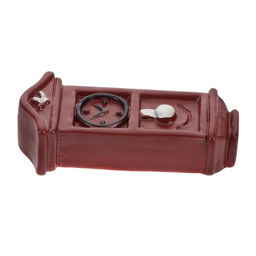 Toyvian Wanduhr Mikrolandschaft Miniaturuhr Mini-hausbedarf Zubehör Für Puppenhäuser Miniatur-wanduhrmodell Winzige Möbel Puppenmöbel Mini-hausdekoration Miniatur-Puppen-wanduhr Harz Brown Toyvian Wanduhr Mikrolandschaft Miniaturuhr Mini-hausbedarf Zubehör Für Puppenhäuser Miniatur-wanduhrmodell Winzige Möbel Puppenmöbel Mini-hausdekoration Miniatur-Puppen-wanduhr Harz Brown von Toyvian
