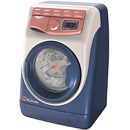 Toyvian Waschmaschine Spielzeug Kinder Wäscheset Rollenspiel Waschmaschine Mit Realistischem Licht Geräuschen Für Jungen Mädchen Spielküchen Set (Ohne Batterie) von Toyvian