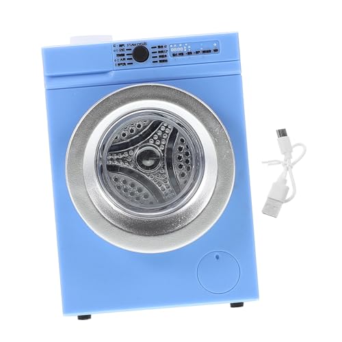 Toyvian Waschmaschinenmodell Puppenhaus tragbare Waschmaschine Miniatur puppenhaus Waschmaschine kinderspielzeug Mini -Waschmaschine winzige Waschmaschine Metall Blue Toyvian Waschmaschinenmodell Puppenhaus tragbare Waschmaschine Miniatur puppenhaus Waschmaschine kinderspielzeug Mini -Waschmaschine winzige Waschmaschine Metall Blue von Toyvian