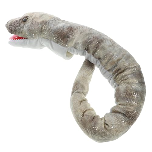 Toyvian Weiche Langlebige Schlange Handpuppe aus Angenehmem Material Fördert Kreativität Sprachentwicklung und Feinmotorik bei Kindern Lernspielzeug für Interaktives Rollenspiel von Toyvian
