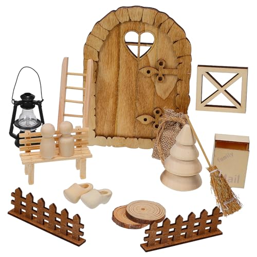 Toyvian Weihnachtliche Miniatur Holzfenster und Zaun Mini Puppenhaus Dekoration aus Robustem Holz Spielerisches Lernspielzeug für Stilvolle Miniatur Weihnachtszubehör Toyvian Weihnachtliche Miniatur Holzfenster und Zaun Mini Puppenhaus Dekoration aus Robustem Holz Spielerisches Lernspielzeug für Stilvolle Miniatur Weihnachtszubehör von Toyvian