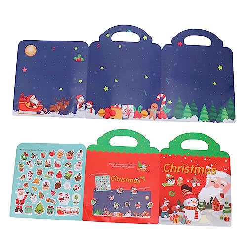 Toyvian Weihnachts-Stickerbuch weihnachtssticker Christmas Tree Sticker weihnachtsgeschenkaufkleber Weihnachtsaufkleberbuch Partygeschenk Weihnachtsstickerbuch PVC selbstklebend rot Toyvian Weihnachts-Stickerbuch weihnachtssticker Christmas Tree Sticker weihnachtsgeschenkaufkleber Weihnachtsaufkleberbuch Partygeschenk Weihnachtsstickerbuch PVC selbstklebend rot von Toyvian