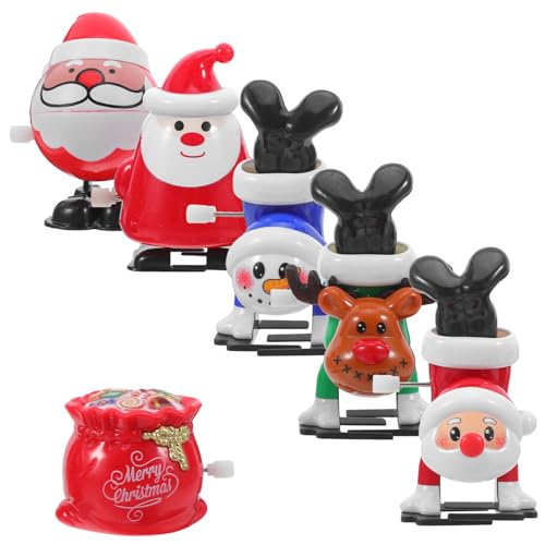 Toyvian Weihnachts Wind Up für Kreative Santa Claus Schneemann Rentier Lustige Weihnachtsfeier Mitgebsel Partygeschenke Teiliges für Festliche Stimmung Toyvian Weihnachts Wind Up für Kreative Santa Claus Schneemann Rentier Lustige Weihnachtsfeier Mitgebsel Partygeschenke Teiliges für Festliche Stimmung von Toyvian