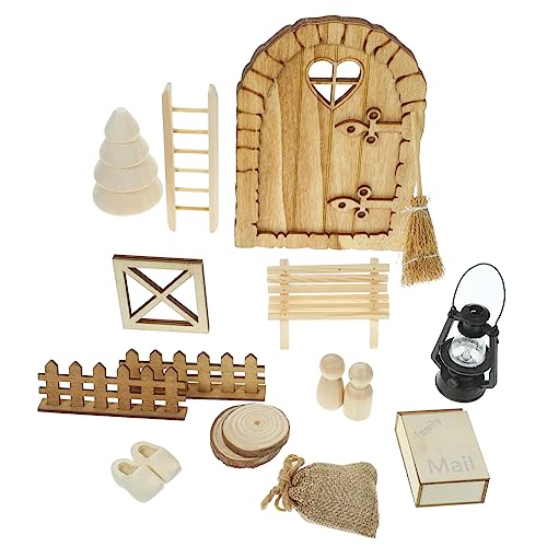 Toyvian Weihnachtsminiaturen Miniatur Weihnachtsdekorationen Festliche Weihnachtsfiguren für Puppenhaus Mikrolandschaft und Partydeko von Toyvian