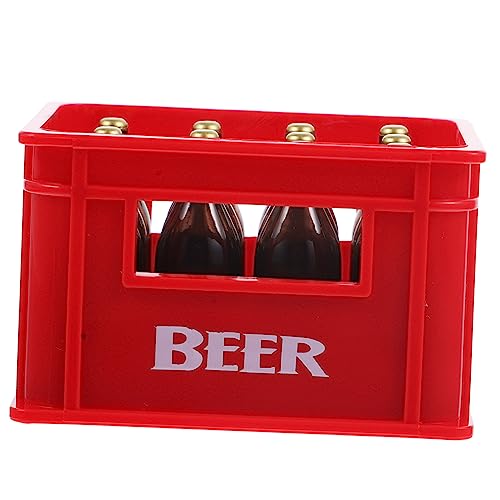 Toyvian Weinflasche 2Er-Box Mini-Bierimitat Mini-Schnapsflaschen Mini-Spielzeug Miniatur-Dekoration Puppenhaus Bier Mit Korb Puppenhaus Mini-Bierkiste FüR DIY Mini HäUser Und Foto Requisiten Toyvian Weinflasche 2Er-Box Mini-Bierimitat Mini-Schnapsflaschen Mini-Spielzeug Miniatur-Dekoration Puppenhaus Bier Mit Korb Puppenhaus Mini-Bierkiste FüR DIY Mini HäUser Und Foto Requisiten von Toyvian