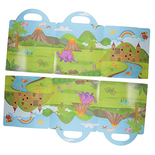 Toyvian Wiederverwendbares Dinosaurier Stickerbuch Teiliges für Kleinkinder Pädagogisches Sticker Kreativität Feinmotorik und Sprachentwicklung Abwaschbare Rückstandsfreie Sticker Toyvian Wiederverwendbares Dinosaurier Stickerbuch Teiliges für Kleinkinder Pädagogisches Sticker Kreativität Feinmotorik und Sprachentwicklung Abwaschbare Rückstandsfreie Sticker von Toyvian