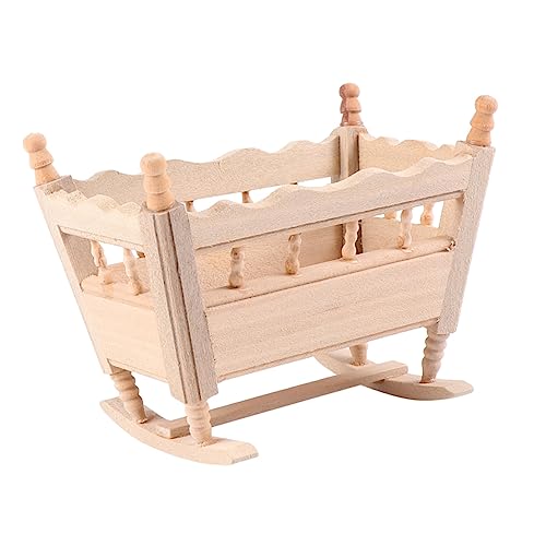 Toyvian Wiegenbett Modell Puppenmöbel Puppenbett Mini-Puppenhausmöbel Mini- Mini-Möbelstütze Miniatures holzspielzeug puppenhauszubehör Miniatur-Holzmöbel Holzwiege Modell Birke Toyvian Wiegenbett Modell Puppenmöbel Puppenbett Mini-Puppenhausmöbel Mini- Mini-Möbelstütze Miniatures holzspielzeug puppenhauszubehör Miniatur-Holzmöbel Holzwiege Modell Birke von Toyvian