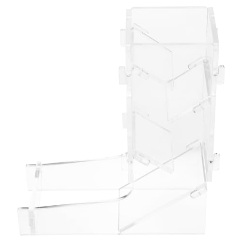 Toyvian Würfelturm Kit Düse Yachtstecker explosionsgeschützter Stecker staubdichter Stecker Gaming zubehör Spielzubehör Würfelstiefel für Brettspiele Reisewürfel-Rollturm Acryl Transparent von Toyvian