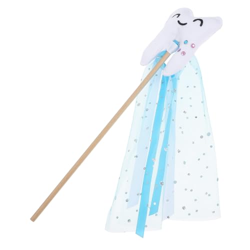Toyvian Zauberstab mit Zahn Design und Band Feenstab für Kostüm Party und Bühnenauftritte Einzigartiger Engelsstab für Mädchen Blauer Zauberstab für Feenkostüme Toyvian Zauberstab mit Zahn Design und Band Feenstab für Kostüm Party und Bühnenauftritte Einzigartiger Engelsstab für Mädchen Blauer Zauberstab für Feenkostüme von Toyvian