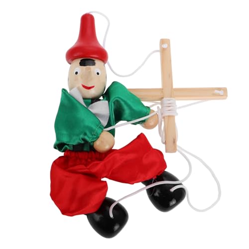 Toyvian Marionette Marionetten-schnurpuppe Für Jungen Und Mädchen Menschenfiguren Aus Holz Handpuppe Schnur Zufällige Farbe von Toyvian