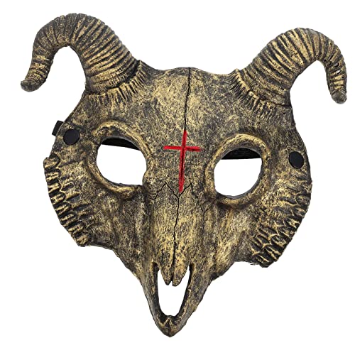 Toyvian Halloween Ziegenmaske Tierkopf Maske Für Kostü Cosplay Und Halloween Party Einzigartige Dekoration Für Ihr Outfit von Toyvian