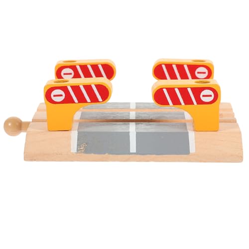 Toyvian Zubehör Bahnschranke Modell DIY Straßenblock für Kreative Spielwelten Sicheres für Erweiterung von Holzeisenbahn Sets Toyvian Zubehör Bahnschranke Modell DIY Straßenblock für Kreative Spielwelten Sicheres für Erweiterung von Holzeisenbahn Sets von Toyvian
