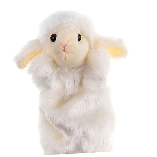 Toyvian beruhigendes - Plüsch - Puppenstube Handpuppe Interaktives Plüschgefüllter Werkzeug zum Erzählen von Geschichten Weiß Toyvian beruhigendes - Plüsch - Puppenstube Handpuppe Interaktives Plüschgefüllter Werkzeug zum Erzählen von Geschichten Weiß von Toyvian