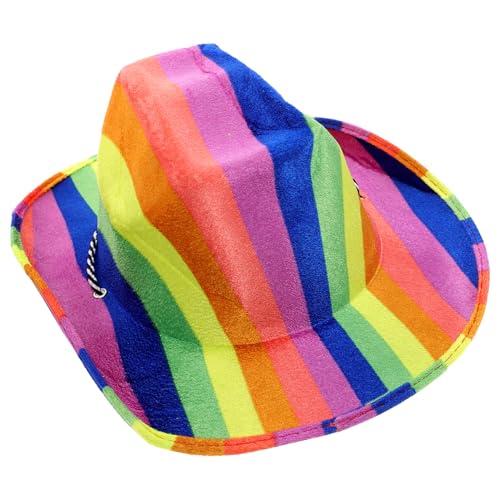 Toyvian Eleganter Damenhut Bunte Filzkappe Partyhut Leicht und Tragbar Toyvian Eleganter Damenhut Bunte Filzkappe Partyhut Leicht und Tragbar von Toyvian