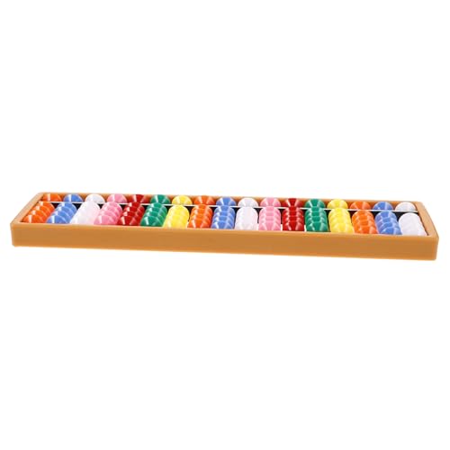 Toyvian chinesischer Vintage-Abakus Chinesischer Stil Abakus Abakus-Tool Vintage Abacus Perlen Abakus Studenten Abakus Abakus-Rechenhilfe Abakus zum Lernen Abakus Lernen Plastik von Toyvian
