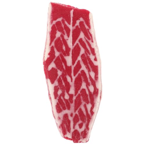 Toyvian gekochtes gefälschtes Fleischmodell gekochtes Fleisch-Modell Kochspielzeug Simulations-Rindfleischmodell Gefälschte Rindfleischdekoration Kunststoff-Fleisch Festivaldekoration PVC Toyvian gekochtes gefälschtes Fleischmodell gekochtes Fleisch-Modell Kochspielzeug Simulations-Rindfleischmodell Gefälschte Rindfleischdekoration Kunststoff-Fleisch Festivaldekoration PVC von Toyvian