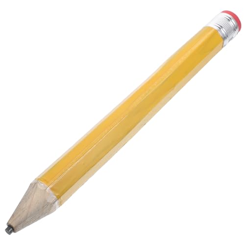 Toyvian großer Holzbleistift riesiger Stift Bleistifte Federmäppchen Ästhetik Bulk Buntstifte Bleistiftfälle Drawing Pencils Schreibwaren Zeichenstift ästhetische Stifte PVC-Folie Yellow Toyvian großer Holzbleistift riesiger Stift Bleistifte Federmäppchen Ästhetik Bulk Buntstifte Bleistiftfälle Drawing Pencils Schreibwaren Zeichenstift ästhetische Stifte PVC-Folie Yellow von Toyvian
