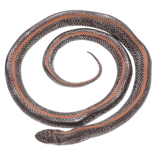 Toyvian gruseliges Schlangen realistisch Halloween beängstigend Schlange kinderspielzeug Lernspielzeug Spielzeugschlange Simulation Tiermodell Plastik Dark Grey Toyvian gruseliges Schlangen realistisch Halloween beängstigend Schlange kinderspielzeug Lernspielzeug Spielzeugschlange Simulation Tiermodell Plastik Dark Grey von Toyvian