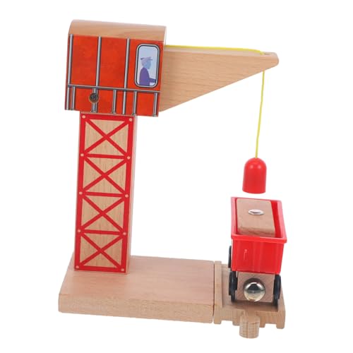 Toyvian Holzspielzeug Zugkran Für Eisenbahn Magnetischer Kran Mit Wagen Kompatibel Mit Holzschienen Zubehör Für Und Toyvian Holzspielzeug Zugkran Für Eisenbahn Magnetischer Kran Mit Wagen Kompatibel Mit Holzschienen Zubehör Für Und von Toyvian