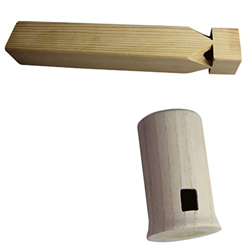 Toyvian pfeifen dartscheibe mitgebsel holzspielsachen spielwaren draußen laufstall Games spieletisch pädagogisches Pfeifenspielzeug Pfeife Hölzern von Toyvian