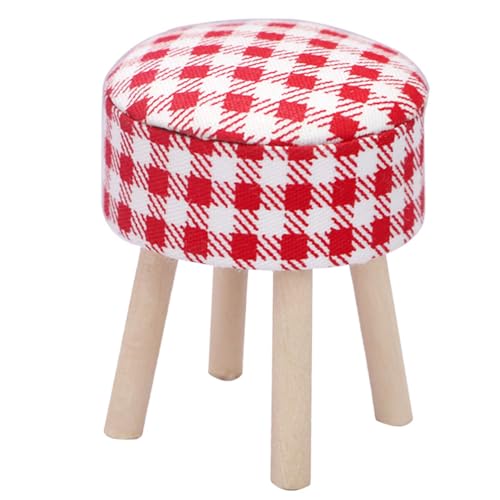Toyvian puppenhaus hocker für kinderspielzeug longieren Kid Toys mini landschaftsbau mini interessante Miniaturmöbel Stoff rot Toyvian puppenhaus hocker für kinderspielzeug longieren Kid Toys mini landschaftsbau mini interessante Miniaturmöbel Stoff rot von Toyvian