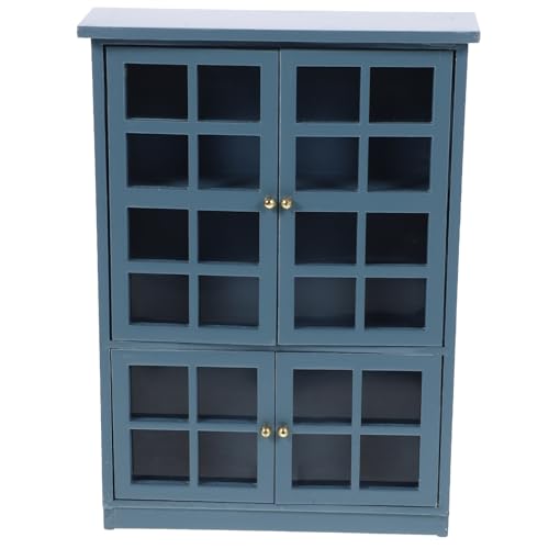 Toyvian schließblech lagerschrank spindschrank küche unterschrank küchenschrank Miniatur ästhetisch Bücherregal dekorativer Kleiner Schrank Mini-Weinschrank-Modell Holz Sky-Blue Toyvian schließblech lagerschrank spindschrank küche unterschrank küchenschrank Miniatur ästhetisch Bücherregal dekorativer Kleiner Schrank Mini-Weinschrank-Modell Holz Sky-Blue von Toyvian