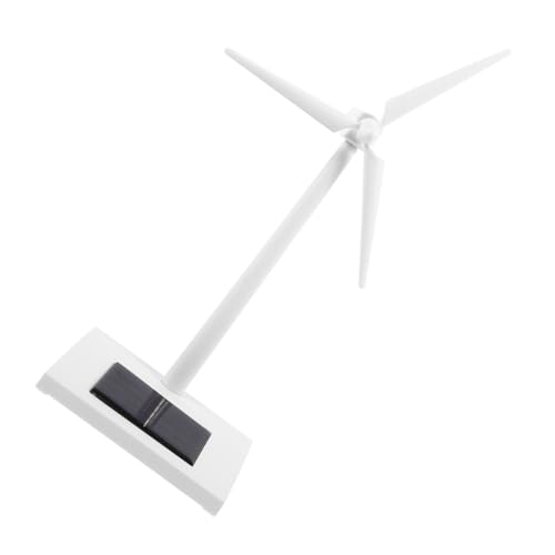 Toyvian solare Windmühle Sonnensystem für zappeln Roboter lernspielzeug solar professionelles Experimentierspielzeug kleines Solarwindmühlenspielzeug Plastik Weiß von Toyvian