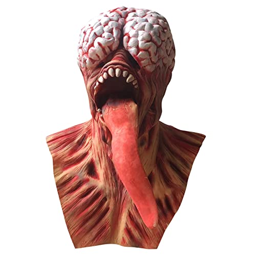 Trailrest Mask Halloween Halloween Geschenk Karneval Masken Erwachsene Scary Movie Maske Gruselige Maske Halloween Maske Leuchtend Horror Deko von Trailrest
