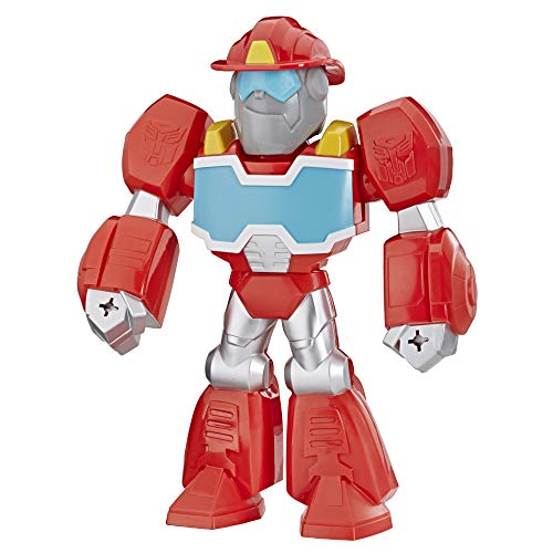 TRANSFORMERS Playskool Heroes Mega Mighties Rescue Bots Academy Optimus Prime Figur, 25,4 cm Figur, Sammelspielzeug für Kinder ab 3 Jahren von TRANSFORMERS