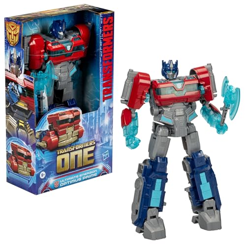 TRANSFORMERS Eine Ultimate Energon Optimus Prime (Orion Pax) 25,4 cm große Figur – 2-in-1 von Transformers