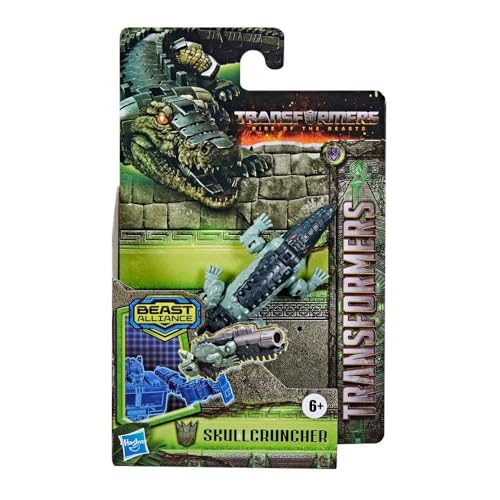 TRANSFORMERS Hasbro Toys Rise of The Beasts Film, Beast Alliance, Beast Battle Masters Skullcruncher Actionfigur – ab 6 Jahren, 7,6 cm (F4601), Medium von Transformers