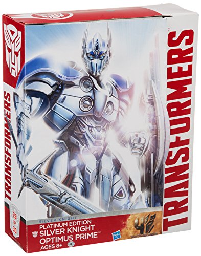 Transformers - Age of Extinction/Ära des Untergangs - Platinum Edition - 28 of 30 - Silver Knight Optimus Prime - ca. 10" / 25 cm von Transformers