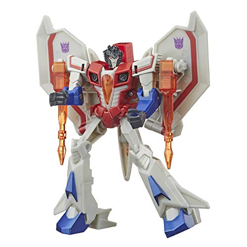 Transformers Bumblebee Cyberverse Adventures Action Attackers Warrior Class Starscream Actionfigur, Starseeker Missile Move, 13,7 cm Transformers Bumblebee Cyberverse Adventures Action Attackers Warrior Class Starscream Actionfigur, Starseeker Missile Move, 13,7 cm von Transformers
