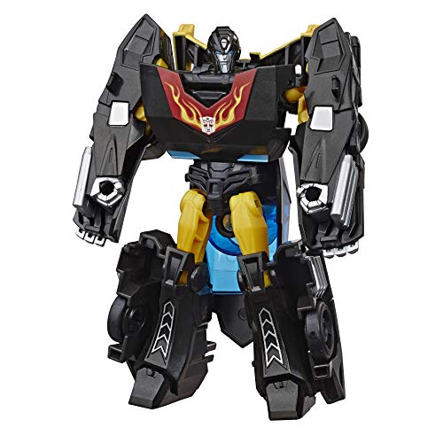 Transformers Bumblebee Cyberverse Adventures Action Attackers Warrior Class Stealth Force Hot Rod Actionfigur, Fusion Flame Move, 13,7 cm, Schwarz NO Transformers Bumblebee Cyberverse Adventures Action Attackers Warrior Class Stealth Force Hot Rod Actionfigur, Fusion Flame Move, 13,7 cm, Schwarz NO von Transformers