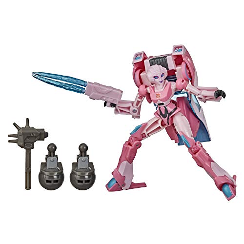 Transformers Bumblebee Cyberverse Adventures Deluxe Class Arcee Actionfigur Spielzeug, Build-A-Figure Teil, ab 6 Jahren, 12,7 cm E7104 Transformers Bumblebee Cyberverse Adventures Deluxe Class Arcee Actionfigur Spielzeug, Build-A-Figure Teil, ab 6 Jahren, 12,7 cm E7104 von Transformers