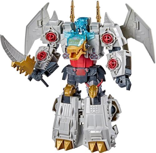 Transformers Bumblebee Cyberverse Adventures Dinobots Unite Toys Ultimate Class Volcanicus Figur, Energon Armor, ab 6 Jahren, 22,9 cm von Transformers